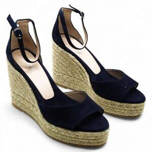 Stuart Weitzman Women S Nudistcurve Platform Wedge Espadrille Sandals